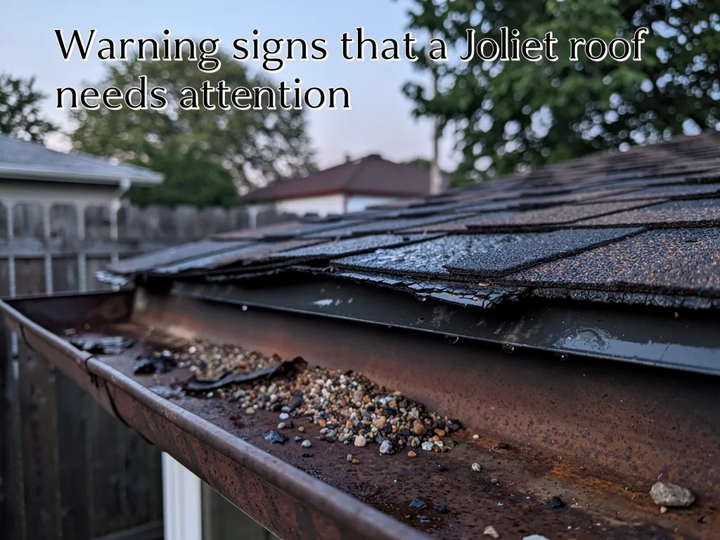 Warning signs that a Joliet roof needs attention