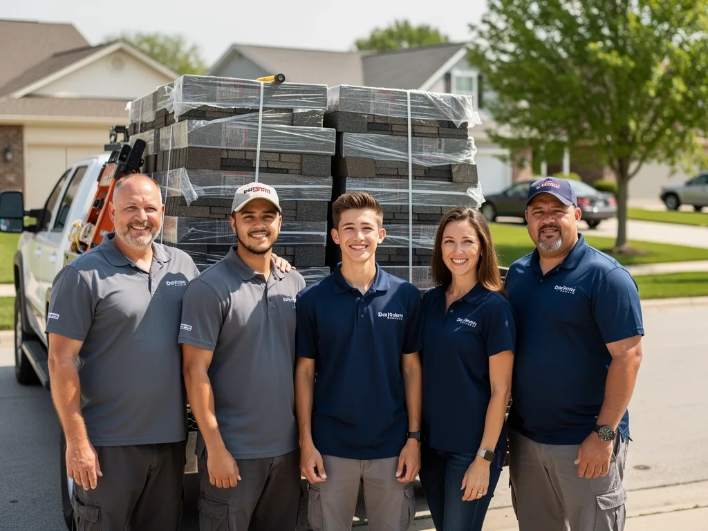 Commercial Roofing Joliet Pros team
